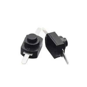 Interrupteur avec bouton poussoir débloqué, bouton ON/OFF, pour lampe de poche, 30V