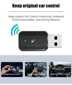 Adaptador Inalámbrico <span class=keywords><strong>2</strong></span> en 1 para CarPlay y Android Auto, Conexión Automática, Plug & Play, para Audi, Toyota, BMW, VW, Venta al Por Mayor - Product Image 5