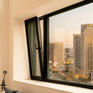 Fenêtre à battant triple vitrage en aluminium, résistante aux intempéries, pour maison passive, villa résidentielle haut de gamme, maison moderne - Product Image 2