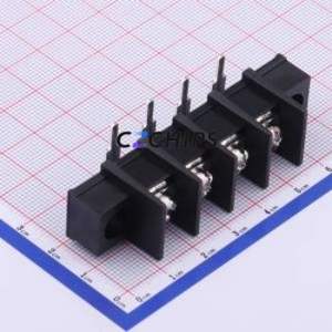 KF65RM-11.0-4P Barrier Terminal Block Bent Lead Through Hole,P=11mm Connector Two Sides 11mm 1x4P Right Angle Pin - Product Image 1