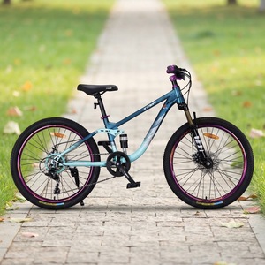 <span class=keywords><strong>Bicicleta</strong></span> de Montaña de <span class=keywords><strong>26</strong></span> Pulgadas con Suspensión Completa para Adolescentes y Adultos, con Doble Freno de Disco, para Ciclismo Todoterreno - Product Image 5