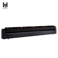Barre d'éclairage laser linéaire à 8 faisceaux IP20 DMX512, 8*500mW, laser rouge, pour DJ, club, événement, spectacle