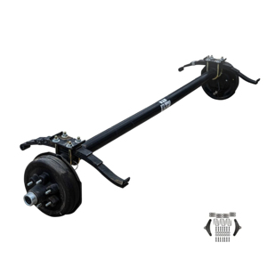 Kit complet de <span class=keywords><strong>remorque</strong></span> de caravane <span class=keywords><strong>2000</strong></span> <span class=keywords><strong>kg</strong></span> <span class=keywords><strong>Essieu</strong></span> de <span class=keywords><strong>remorque</strong></span> tandem avec bascule à rouleaux Suspension à ressort tandem - Product Image 3