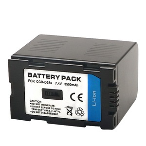 Batería CGA-D28S 3500mAh CGR-D320 para Videocámara Panasonic AG-DVX100, Certificación CE RoHS, Venta al Por Mayor, Energía Segura - Product Image 1