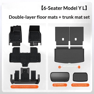 Tapis de sol de voiture en TPE pour Tesla <span class=keywords><strong>Model</strong></span> YL OLIVER, <span class=keywords><strong>s</strong></span>électionné<span class=keywords><strong>s</strong></span> avec soin, accessoires de modification intérieure complets, ensemble complet - Product Image 3