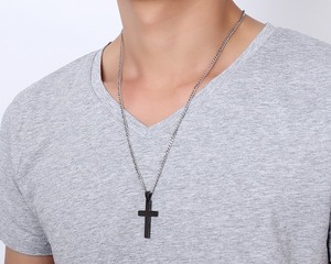 Energinox a granel al por mayor de venta Mens Christian Jesús Cristo chapado en oro Cruz de acero inoxidable colgante de joyería - Product Image 6