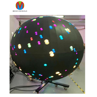 A todo Color 1,5 m de diámetro P2 P2.5 P3 P4 bola esférica Flexible para interiores esfera redonda pantalla LED a todo color