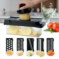 TOALLWIN Trending Multifunctionele Ui-Aardappel-Groentesnijder Handmatige Groentehakker Fruit- en Groentegereedschap