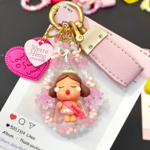 Mini llavero Cry Baby, encantador colgante para bolso de mujer, colgante para teléfono, llavero personalizado para coche, accesorios para funda de teléfono - Product Image 5