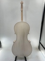 1/8-4/4 Handmade Cello 4/4 Handmade White Cello European Spruce Maple Unvarnished Cello
