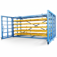 Étagère de rangement robuste à tiroirs pour plaques, support sur mesure en métal industriel pour entrepôt, atelier, matières premières, support ODM