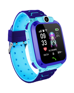 Montre connectée pour enfants avec <span class=keywords><strong>carte</strong></span> SIM 2G, GPS, fonction SOS, appel vidéo, moniteur de fréquence cardiaque, moniteur de sommeil, étanche IP67, bracelet en gel de silice, écran tactile de 1,44 pouce - Product Image 5