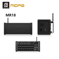 Mejor Controlador de DJ de Audio Profesional con Sistema de Sonido, Mezclador de 18 Canales, 16 Preamplificadores de Micrófono y 8 Salidas XLR