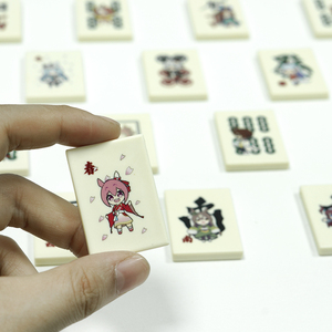 Nhà Máy Sản Xuất Di Động Du Lịch Mahjong Set Acrylic Mini Mahjong Acrylic Bàn Trò Chơi Tùy Chỉnh Biểu Tượng Mahjong - Product Image 6
