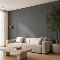 Revêtement mural en pierre artificielle DBS L3-4, grandes dalles 1200x600x20mm, étanche, écologique, pour salle à manger intérieure, design à joint vertical, garantie 3 ans