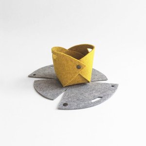 Feutre de polyester écologique de 2mm d'épaisseur à la mode et durable Pots de fleurs de luxe modernes de 5 gallons - Product Image 4