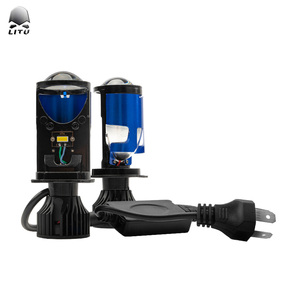 Projecteur super lumineux lentille de phare LED Mini H4 LED H7 ampoules de phare <span class=keywords><strong>Laser</strong></span> 100W 20000LM lentille de projecteur LED de voiture Bi - Product Image 6