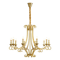 Lustre en cristal moderne de luxe pour salle de réception de mariage, lampe suspendue en cuivre pour villa, salon, chambre à coucher