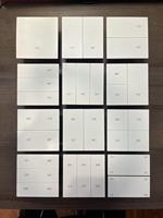 Interruptores de luz táctil para el Hogar Inteligente Tuya, interruptores de Sensor de pared Zigbee, controles 1/2/3/4/6 compatibles con la aplicación Tuya Smart Life, fábrica de Google