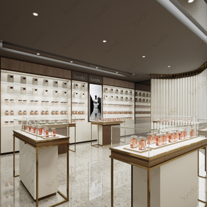 Parfum Cosmétiques Boutique Décoration Salle d'exposition personnalisée Idées de conception Petite parfumerie Design d'intérieur - Product Image 4