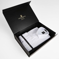 Boîtes pliables magnétiques personnalisées rigides pour vêtements, sweats à capuche, chemises, emballages en papier pour vêtements, emballage de luxe avec couvercle magnétique