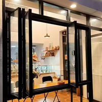 Fenêtre isolée extra large avec vue moderne et verre pour la maison, du sol au plafond, fenêtres sur mesure