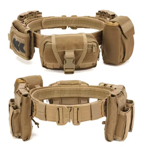 Ceinture multifonctionnelle d'autodéfense pour homme : tissu Oxford 1000D, ensemble de ceintures réglables à libération rapide pour l'extérieur, 6 pièces - Product Image 6