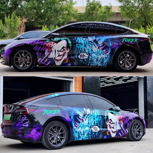 Vinilo Decorativo para Vehículos con Diseño Personalizado de Personajes de Anime y Dibujos Animados de NIKO Factory, con Canales de Aire, Impresión Completa para Carrocería - Product Image 3