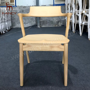 Poltrona in legno massello di frassino e Design minimalista contemporaneo per sala da pranzo e cucina sedia da pranzo - Product Image 2