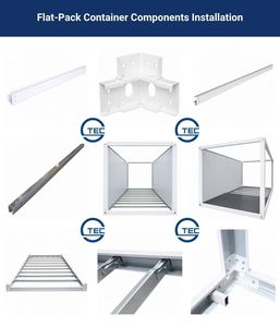 <span class=keywords><strong>Casa</strong></span> Container Prefabbricata Modulare a Due Piani con Tetto Panoramico per Ufficio Aziendale, Montaggio Rapido in Acciaio e Vetro, 20 Piedi - Product Image 5