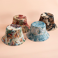 Chapeau Bob Jacquard Personnalisé OEM, Casquette de Pêcheur Vintage en Tissu Tissé Artistique, Unisexe, Tissu Tapisserie, Fournisseur en Gros Marque Privée