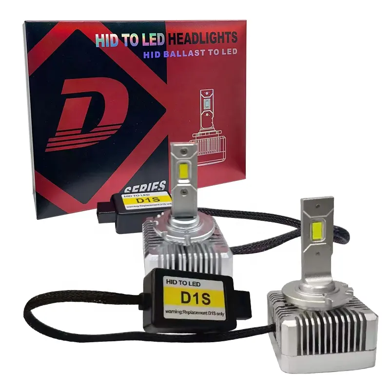 75W D1S LED D serisi tak & çalıştır HID balast LED farlar D2S D2R D3S D4S D5S HID to led far Ford Benz BMW Audi