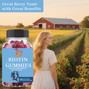 Vente en gros d'usine : Gommes à la biotine avec biotine sodique pour la production corporelle de protéines et d'enzymes nécessaires à la santé des cheveux - Product Image 6