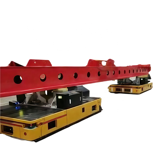 Supplier Industrial AGV Robot SLAM Navigation Dual Vehicle Linked Heavy Load AGV Automated Guided Vehicle Handling Robot