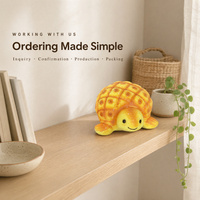 Jouet anti-stress souple en forme de tortue gaufre, jouet de décompression à presser doucement, jouet à main en forme d'animal mignon à remontée lente, cadeau