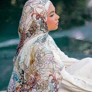 2024 femmes mode extensible <span class=keywords><strong>Turban</strong></span> tête Wrap bande ethnique cheveux couverture pour sommeil ou <span class=keywords><strong>chimio</strong></span> Chic écharpe châle Style - Product Image 4