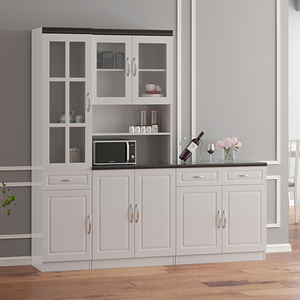 2022 New Mdf <strong>Kitchen</strong> Cabinets <strong>White</strong> Customized Large Storage <strong>Kitchen</strong> <strong>Accessories</strong> With Drawers Particle Boards for <strong>Kitchen</strong> Room - Product Image 1