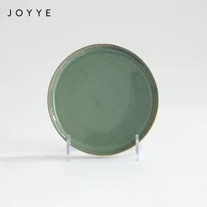 Joyye Luxury OEM stoviglie in ceramica personalizzate smalto reattivo Set da pranzo in gres ceramico stoviglie con tazze ciotole piatti