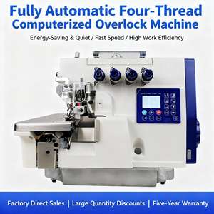 Máquina de Coser Overlock de 3 Hilos de Envío Rápido, Máquina de Coser Overlock Automática de Alta Velocidad para Producción Rápida - Product Image 2