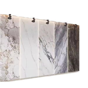 Pannello Murale Moderno Europeo <span class=keywords><strong>in</strong></span> PVC Effetto Marmo, Anti-Umidità e Impermeabile <span class=keywords><strong>in</strong></span> WPC Carbone di Bambù, Rivestimento <span class=keywords><strong>in</strong></span> <span class=keywords><strong>Legno</strong></span> con Design Geometrico <span class=keywords><strong>per</strong></span> <span class=keywords><strong>Camera</strong></span> <span class=keywords><strong>da</strong></span> <span class=keywords><strong>Letto</strong></span> - Product Image 1
