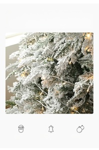 <span class=keywords><strong>Sapin</strong></span> de Noël artificiel <span class=keywords><strong>Balsam</strong></span> <span class=keywords><strong>Hill</strong></span> de 7,5 pieds, épicéa bleu classique pré-éclairé, 1000 lumières incandescentes claires, technologie de branchement facile - Product Image 3