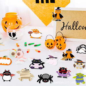 2025 animales lindos notas adhesivas personalizables Día de Todos los Santos fantasma Daemon calabaza heteromorfismo diario calcomanía regalo proveedor - Product Image 4