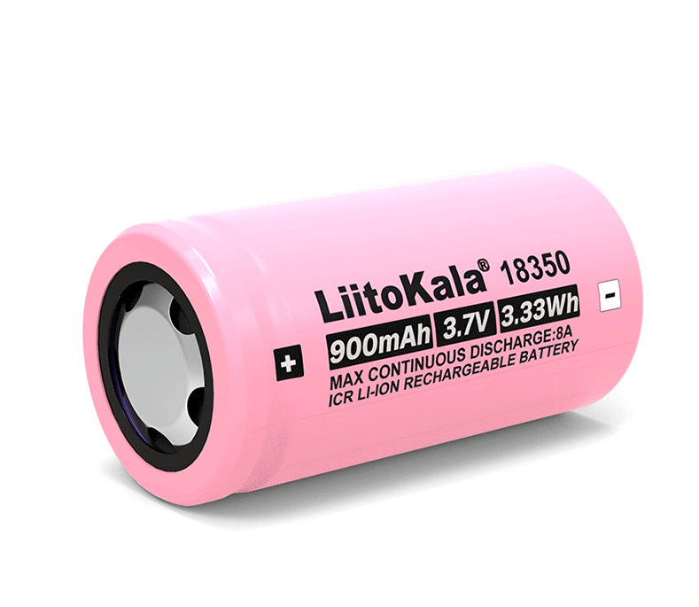 Liitokala Lii-183 18350 Battery - 900mah, 3.7v Rechargeable