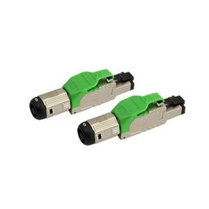 Conector RJ45 blindado Cat 6a sin herramientas, reutilizable para cable de red de centro de datos, 1500 inserciones - Product Image 2