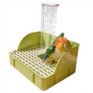 Parrot <strong>Bird</strong> <strong>Bath</strong> Tub Plastic Automatic Circulation External Sunlight Bathing Gadget Small Special - Product Image 1