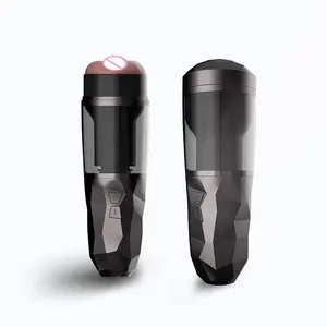 Diamond design Realistic Skin Sucking Cup Male Pocket Pussy Sex Toys realistic toy vagina sex toy for men