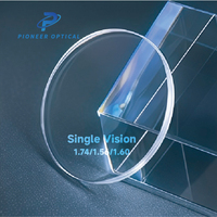 Verres de lunettes unifocaux Pioneer Optical 1.499/1.56/1.60/1.67/1.74 HC HMC en résine anti-lumière bleue SV Oftalmicas