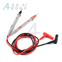 JIALUN 20A 1000V Cable de prueba para multímetro de cobre con aislamiento de silicona, kit de cables de alta corriente rojo y negro