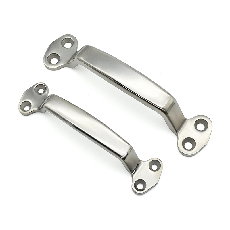 XK665 Stainless Steel Handle Bow Solid Handle Load Bearing Four Hole Thickened Handle
