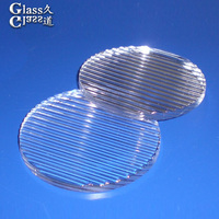 Lentilles led en verre borosilicate transparent pour verre projecteur